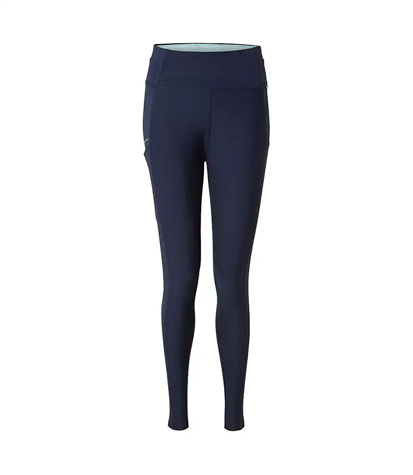 Womens/ladies Velocity Leggings Navy Blue Craghoppers