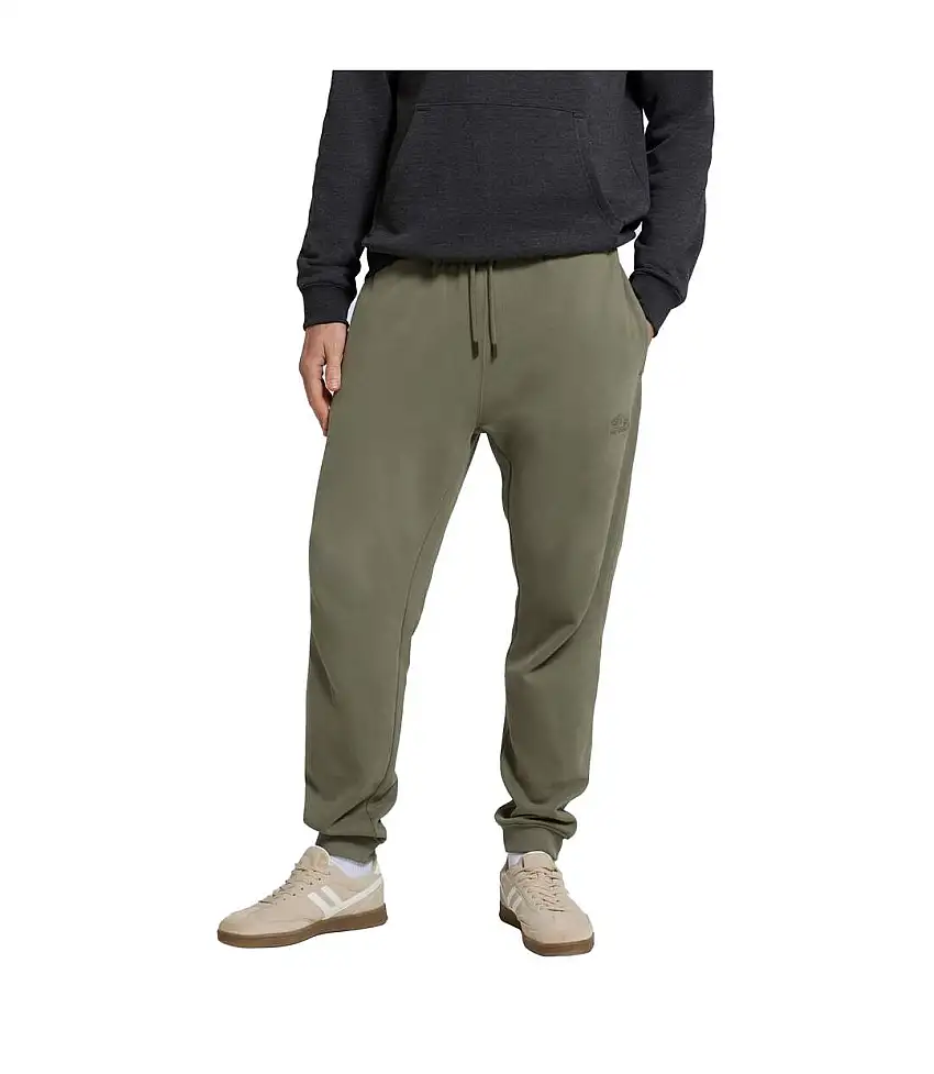 Mens Driver Organic Jogging Bottoms Khaki Green Animal