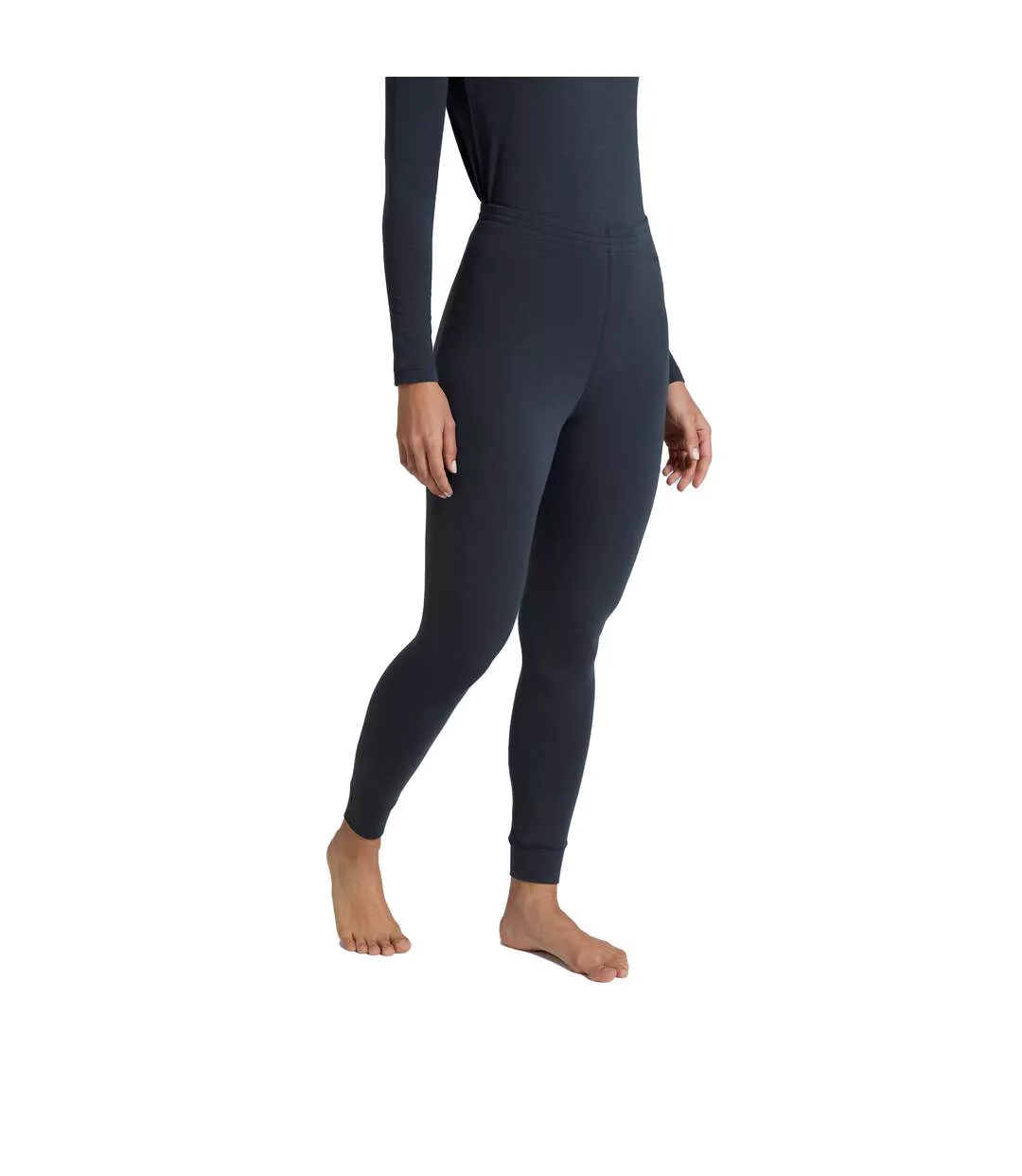 Womens/ladies Blaze Base Layer Bottoms Navy Animal