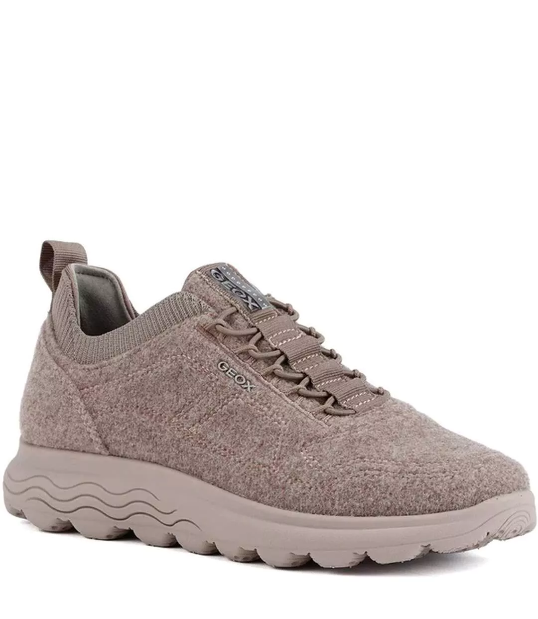 Womens/ladies Spherica Trainers Dark Rose Geox
