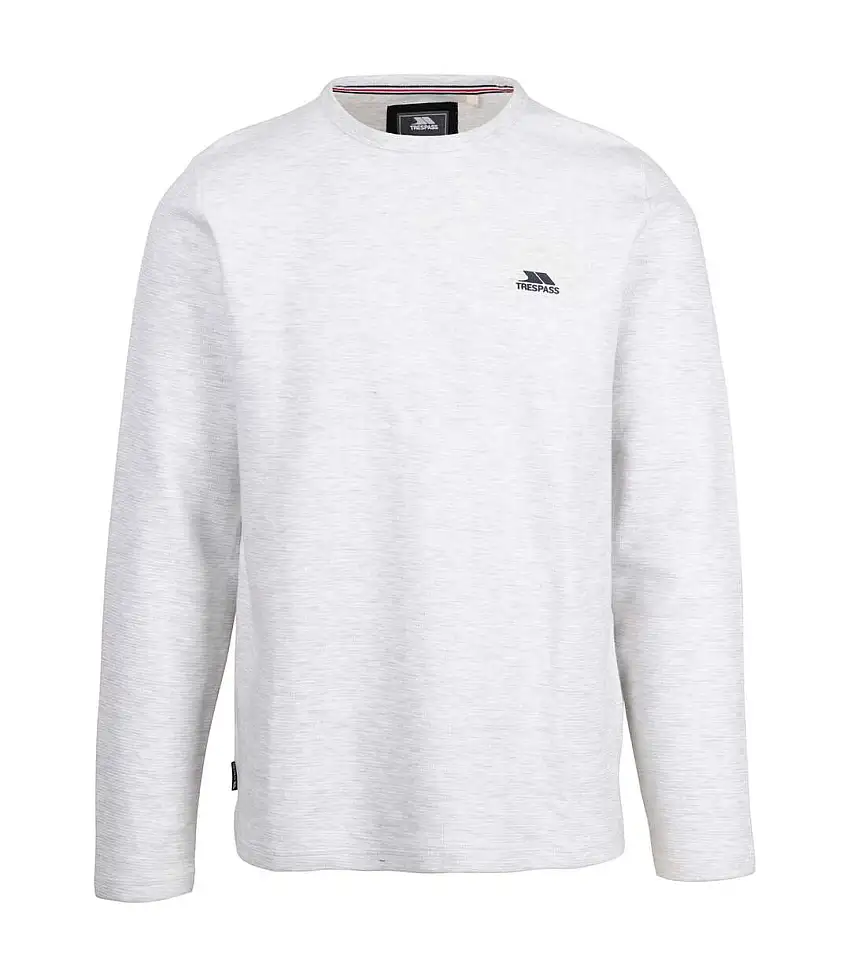 Mens Calverley Sweatshirt Off White Marl Trespass