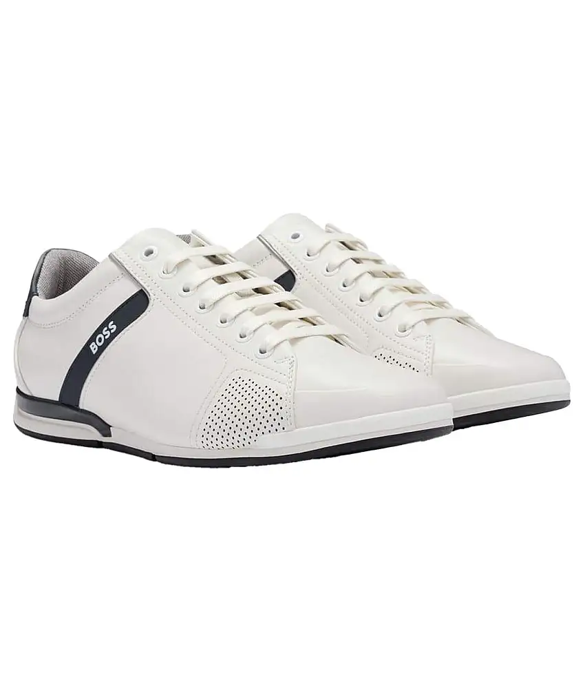 Mens Saturn Low Cut Trainers White Boss