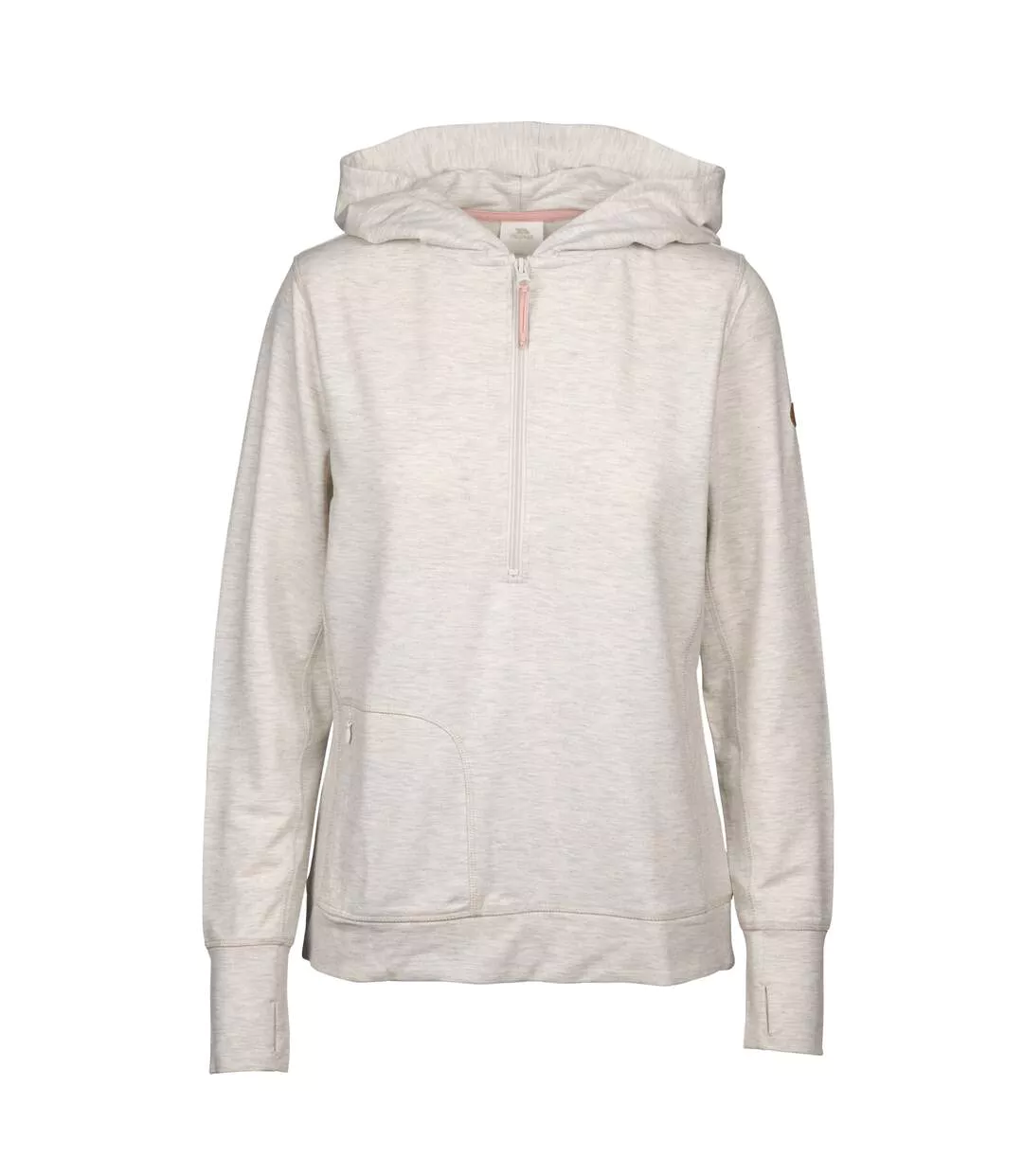 Womens/ladies Zia Hoodie Cream Marl Trespass