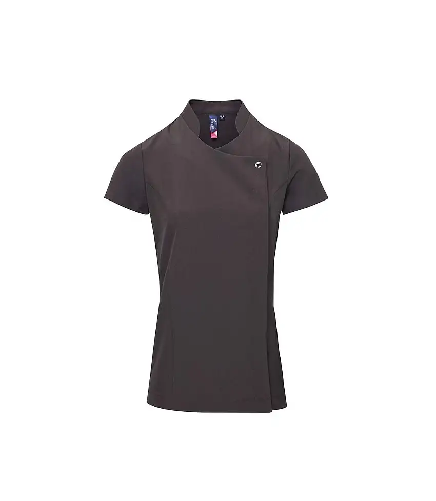 Ladies/womens *blossom* Tunic / Health Beauty & Spa / Workwear Dark Grey Premier