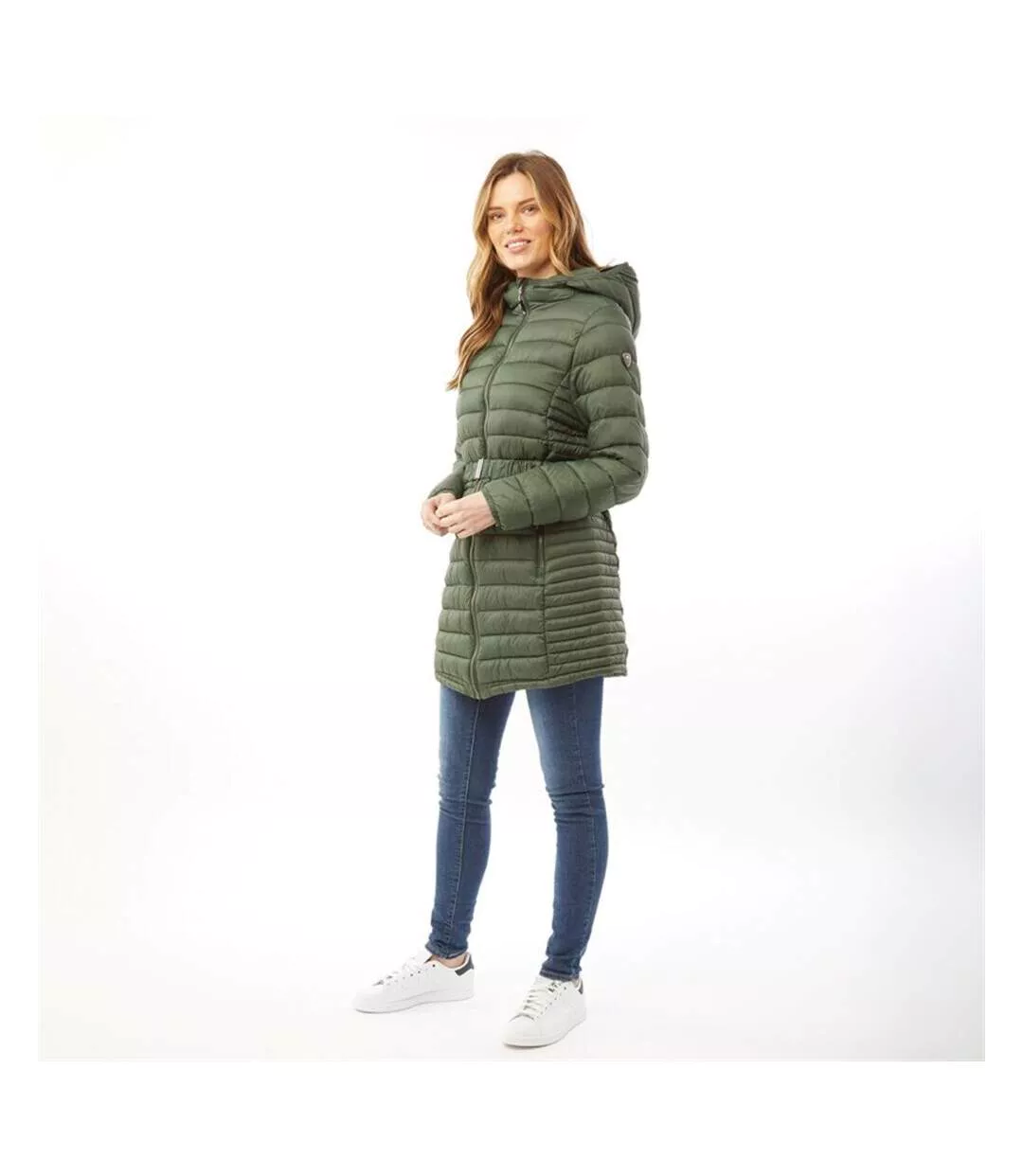 Womens/ladies Santuzza Jacket Army Khaki Trespass