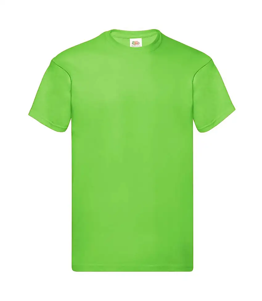 Fruit Of The Loom Mens Original Short Sleeve T-Shirt (Lime) - UTPC124