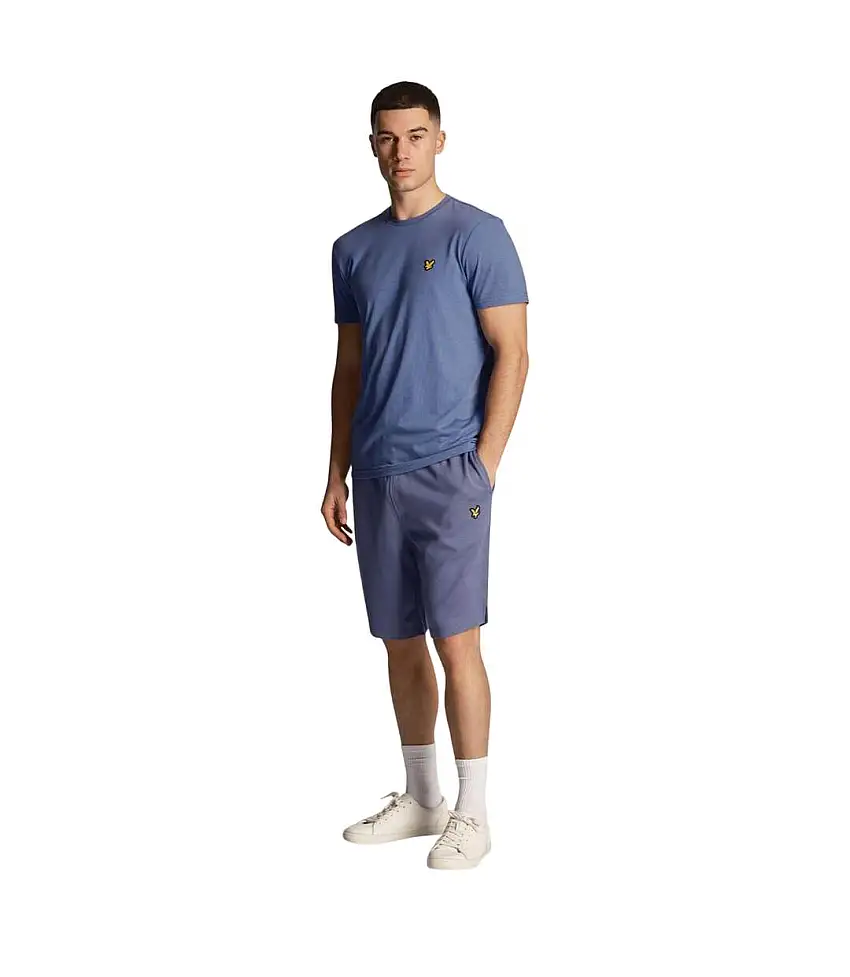 Mens Fly Fleece Shorts Blue Lyle & Scott