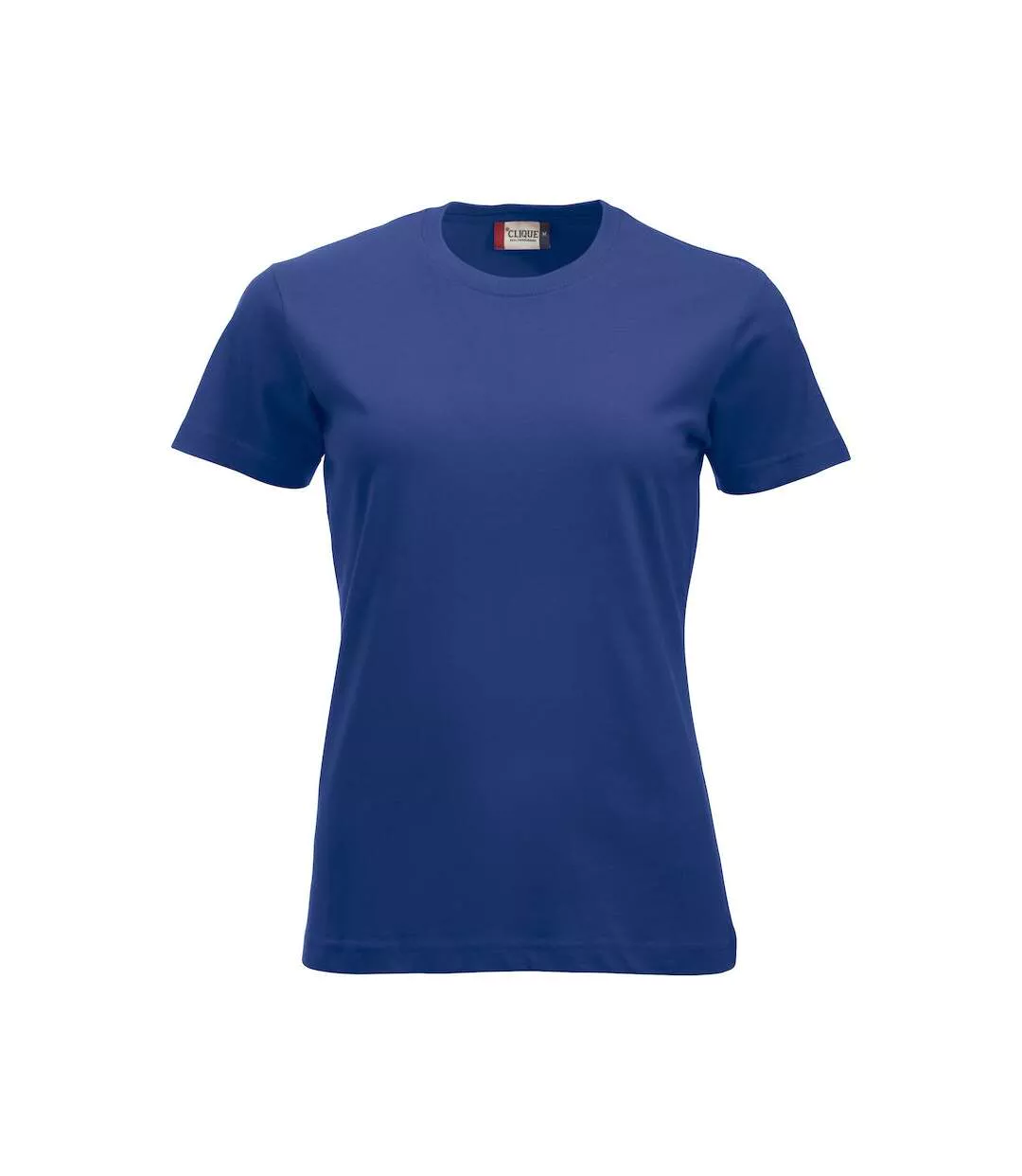 Womens/ladies New Classic T-shirt Blue Clique