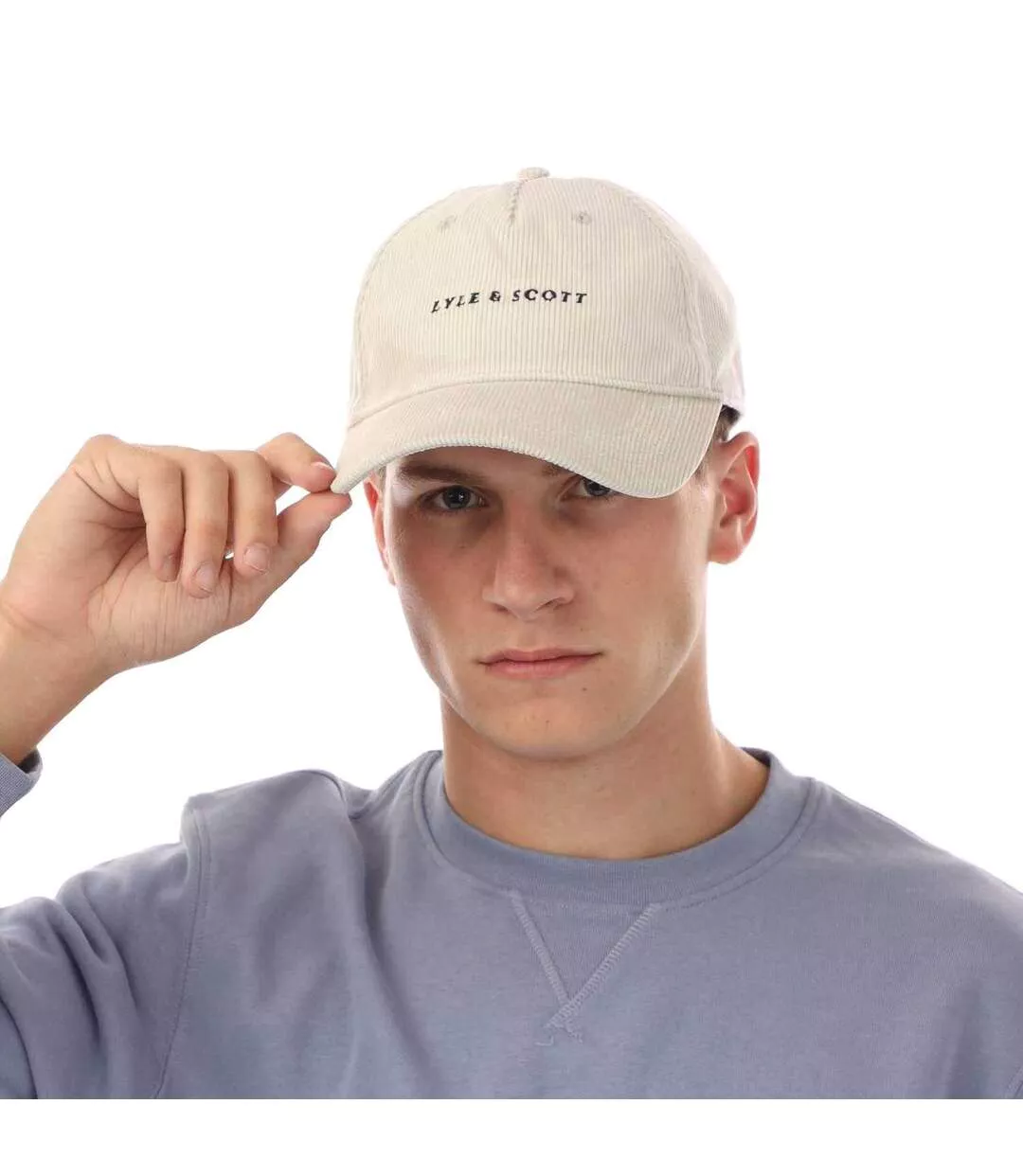 Embroidered Logo Baseball Cap Cream Lyle & Scott
