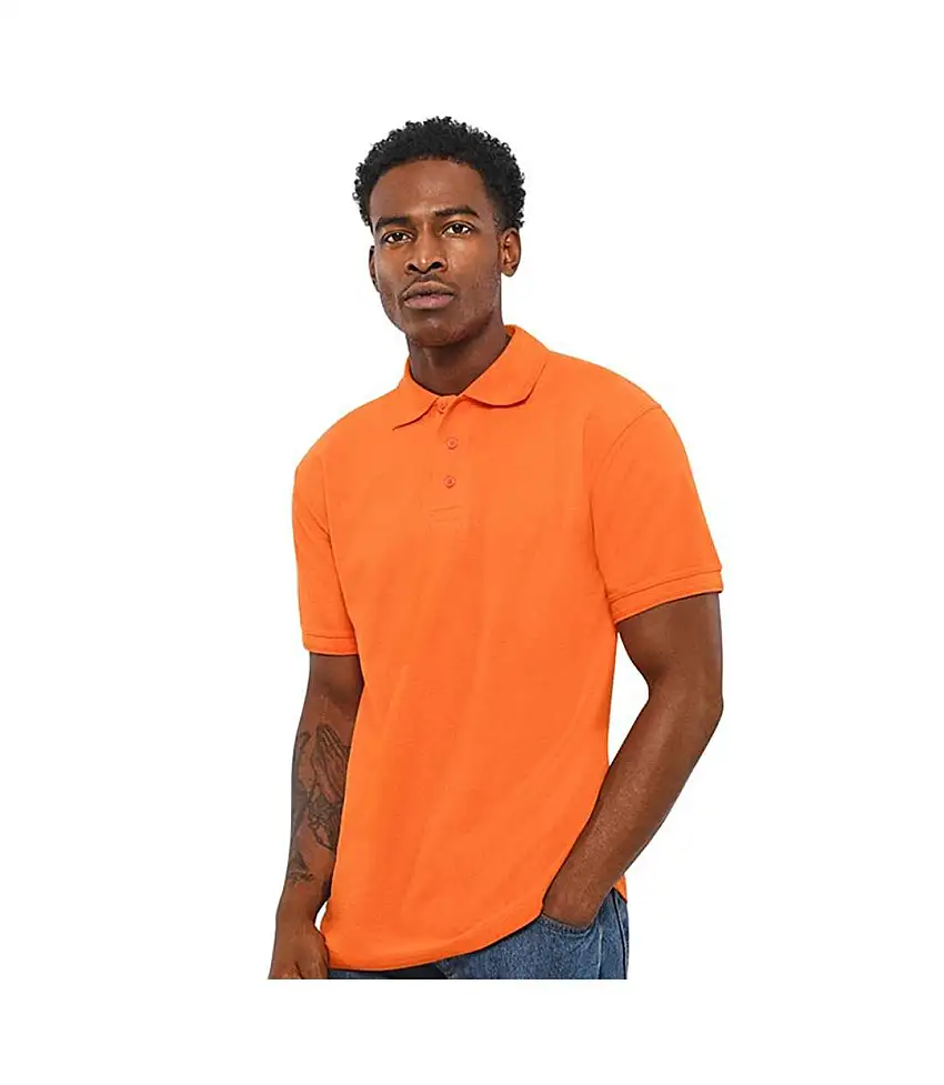 Absolute Apparel Mens Precision Polo (Orange) - UTAB105