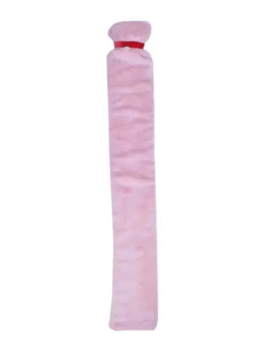 Pink Cuddlesoft Fleece Long Hot Water Bottle