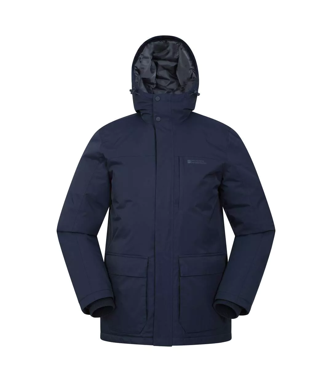 Mens Jet Extreme Down Parka Navy Mountain Warehouse