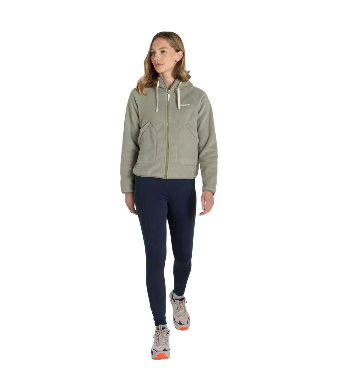 Womens/ladies Grainne Full Zip Fleece Jacket Vert Craghoppers