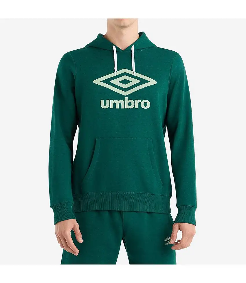 Mens Logo Hoodie Rainforest Umbro