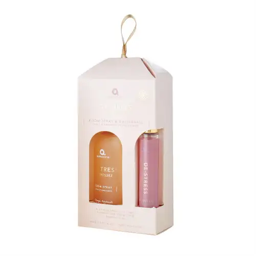De-Stress Room Spray & Rollerball Gift Set
