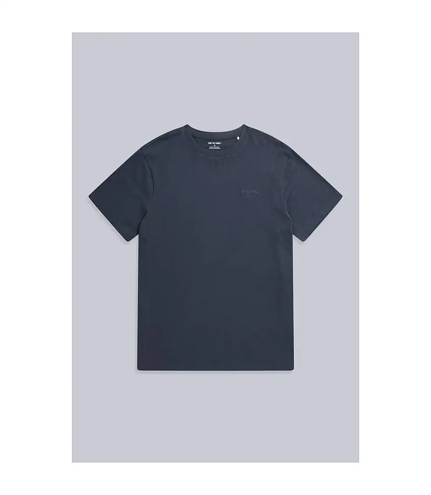 Mens Icon Organic T-shirt Navy Animal