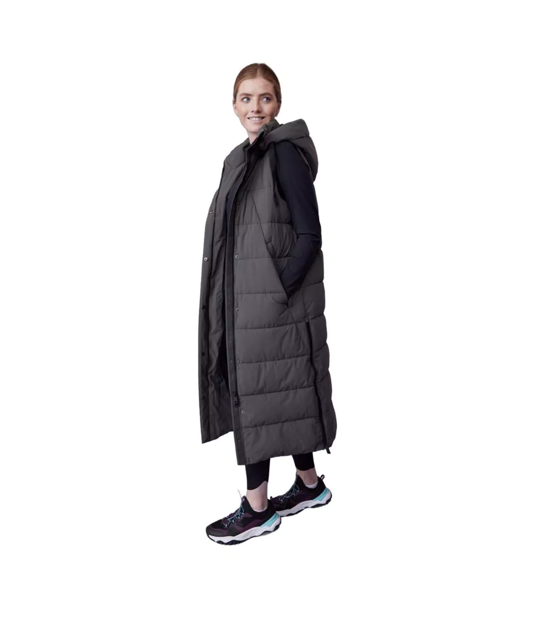 Womens/ladies Comfort Zone Longline Gilet Green Active People