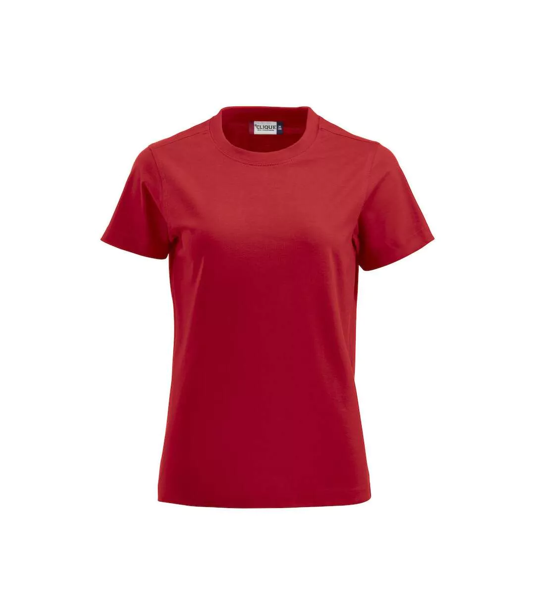 Womens/ladies Premium T-shirt Red Clique