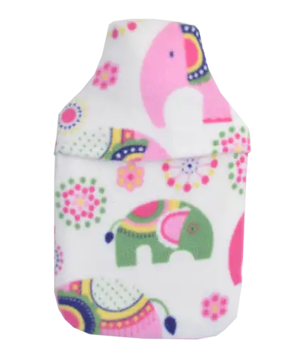 Mandala Elephants Fleece 2L Hot Water Bottle