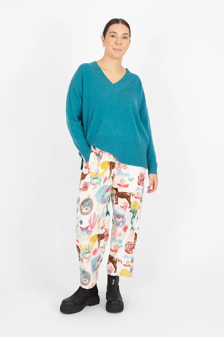 Estheme Wide Rib V Pullover