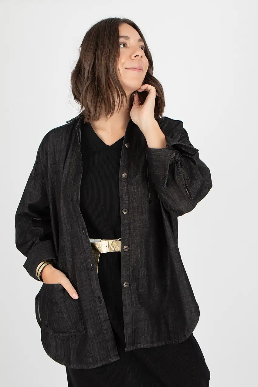 Estudio Viva Celeste Denim Shirt