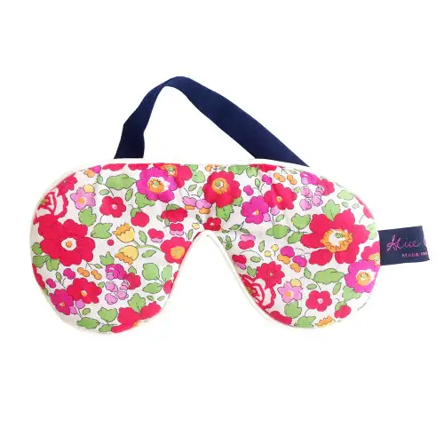 Betsy Red Tana Lawn Cotton Eye Mask