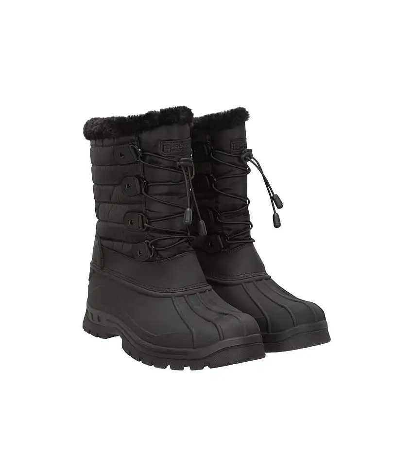 Womens/ladies Whistler Adaptive Snow Boots Black Mountain Warehouse
