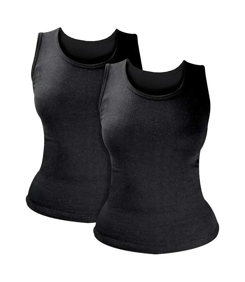 2 Pack Ladies Thermal Sleeveless Top for Winter