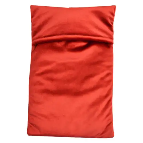Rouge Red Plain Velvet 2L Hot Water Bottle