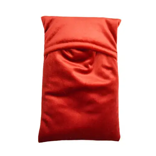 Rouge Red Plain Velvet 0.5L Mini Hot Water Bottle