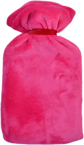 Fuschia Cuddlesoft Fleece 2L Hot Water Bottle