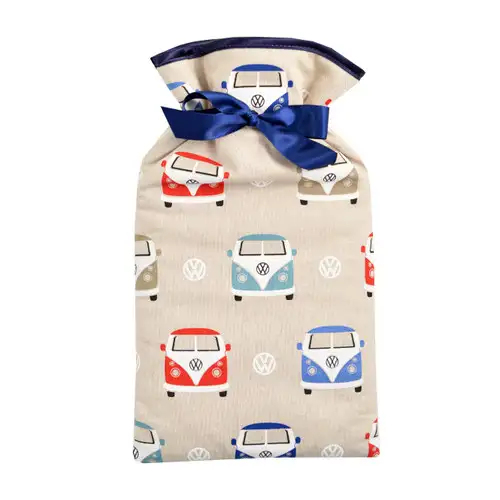 Campervans Print Cotton 2L Hot Water Bottle