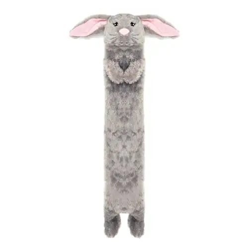Grey Bunny 3D Novelty Long Hot Water Bottle