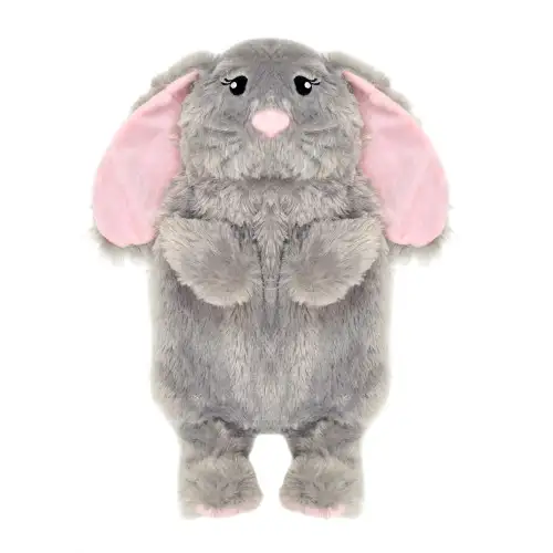 Grey Bunny 3D Novelty Hot Water Bottle