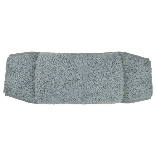 Grey Teddy Fleece Hot Water Bottle Body Wrap