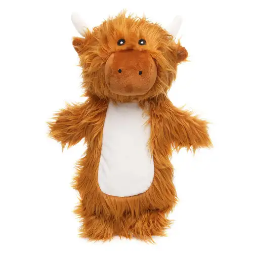 Highland Cow 3D Novelty Hot Water Bottle