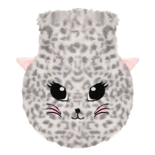 Pretty Kitty 800ml Circular Hot Water Bottle