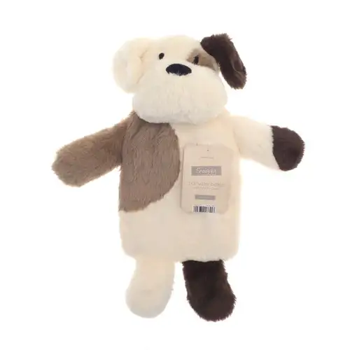 Puppy Dog 3D Novelty Faux Fur Hot Water Bottle