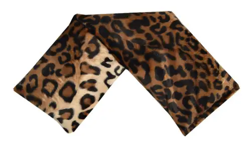 Leopard Fleece Lavender Wheat Bag