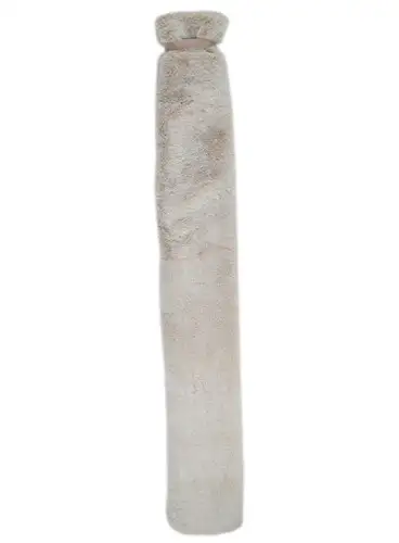Cream Luxury Faux Fur Long Hot Water Bottle