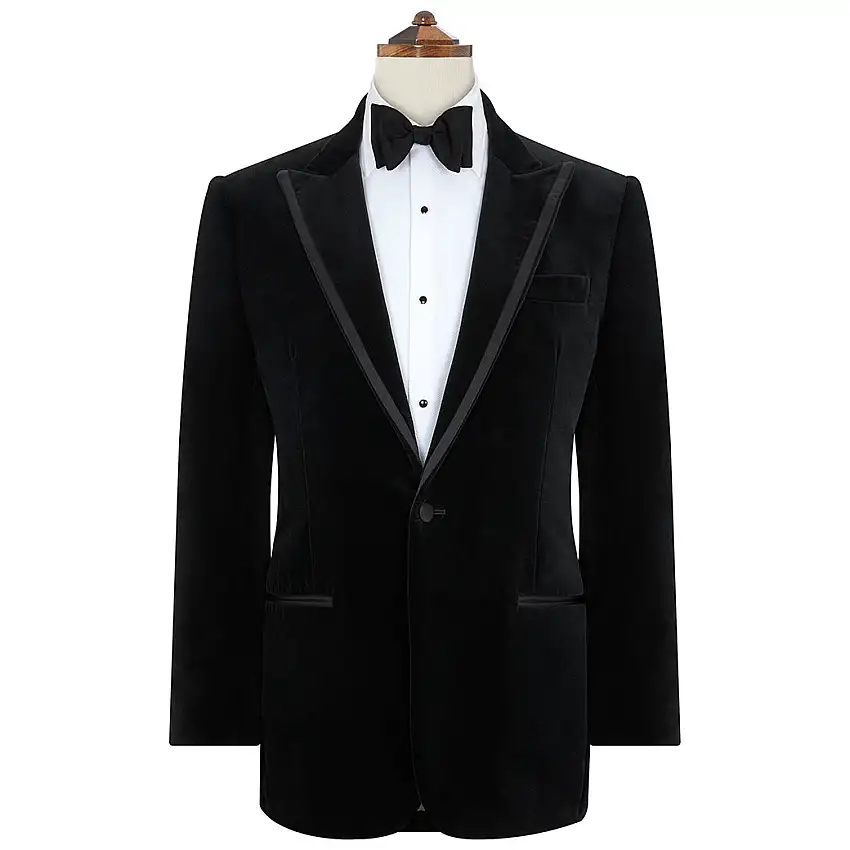Balinteer Black Velvet Jacket