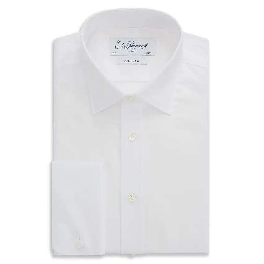 Andrew White Fine Twill Shirt