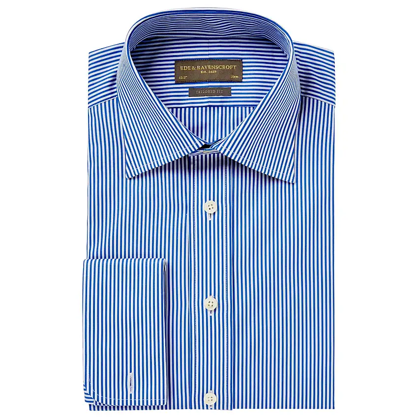 Andrew Blue Bengal Stripe Shirt