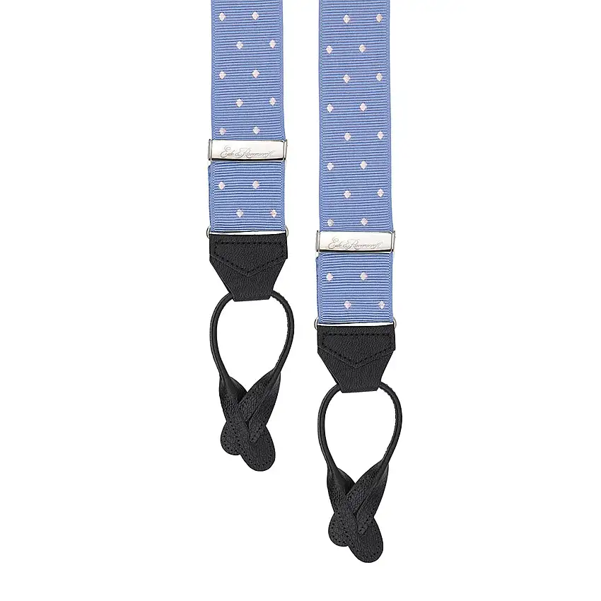 Blue and Pink Webbed Spot Braces