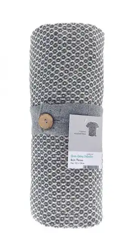 Ikon Grey Recycled Fibre Throw 125x150cm