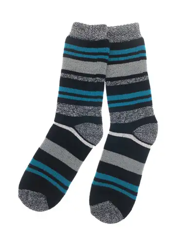 Blue Stripe Therma Feet Extra Warm Thermal Socks