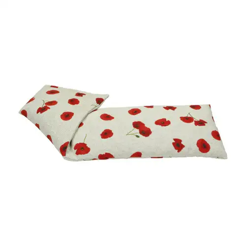 Poppies Cotton Wheat Bag: Lavender/Unscented