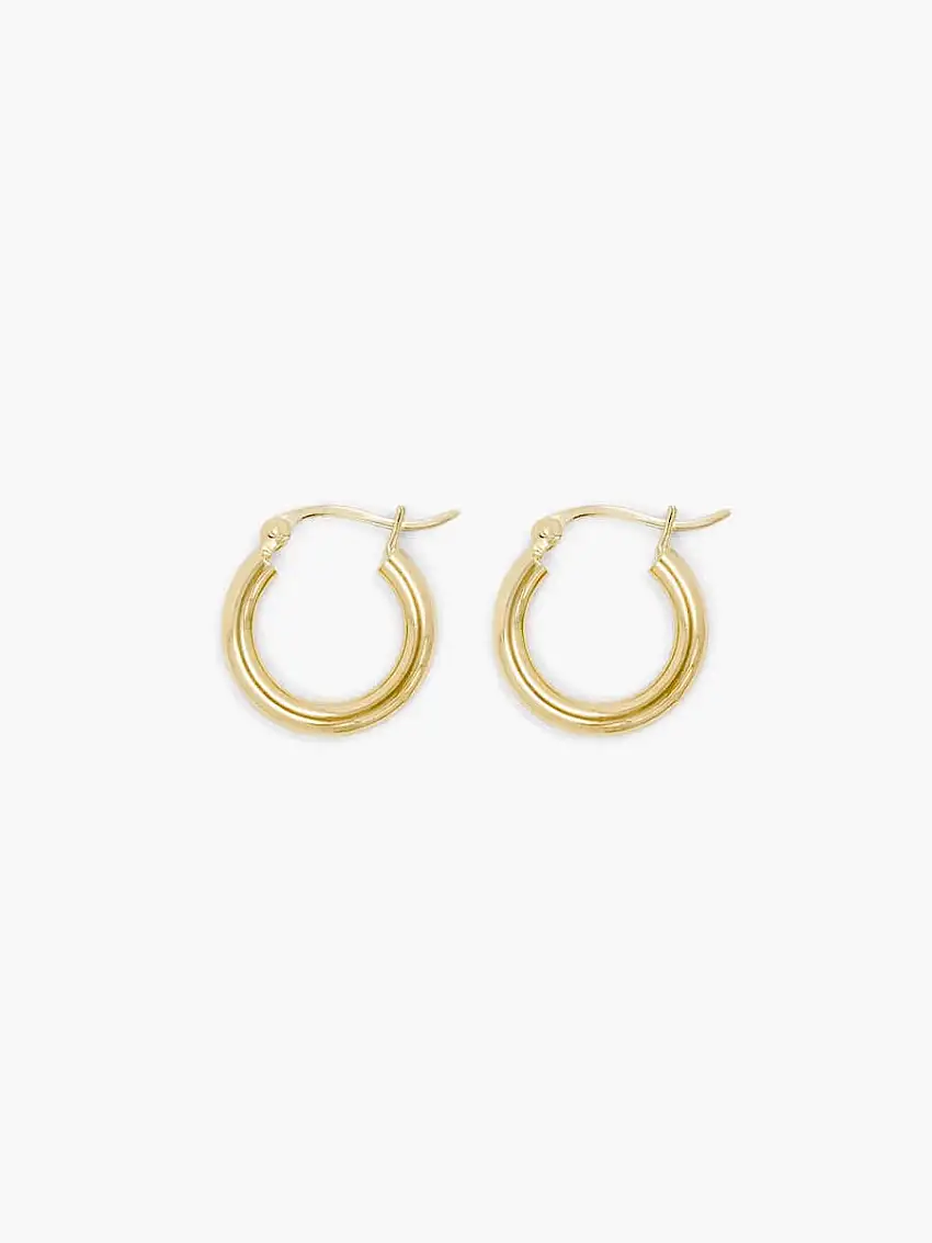 Classic Gold Small Hoops - No.12100