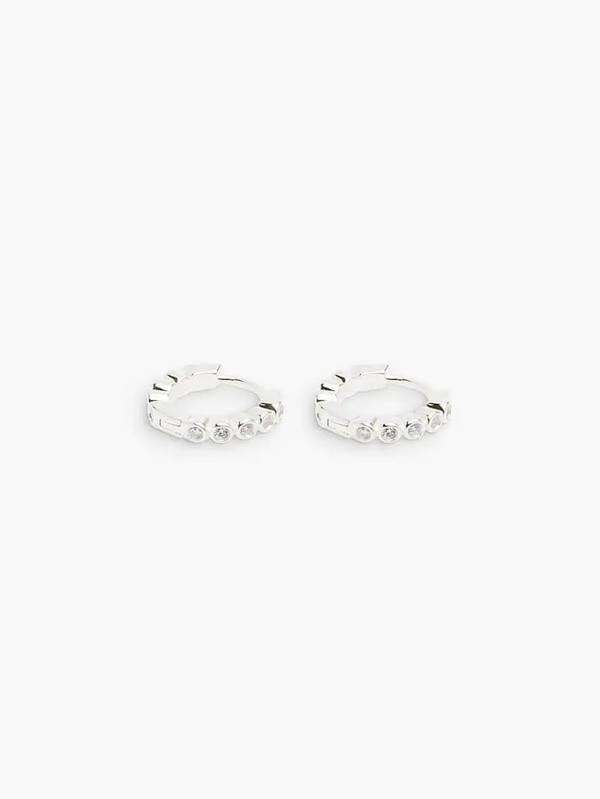 Oda Mini Hoops - Silver