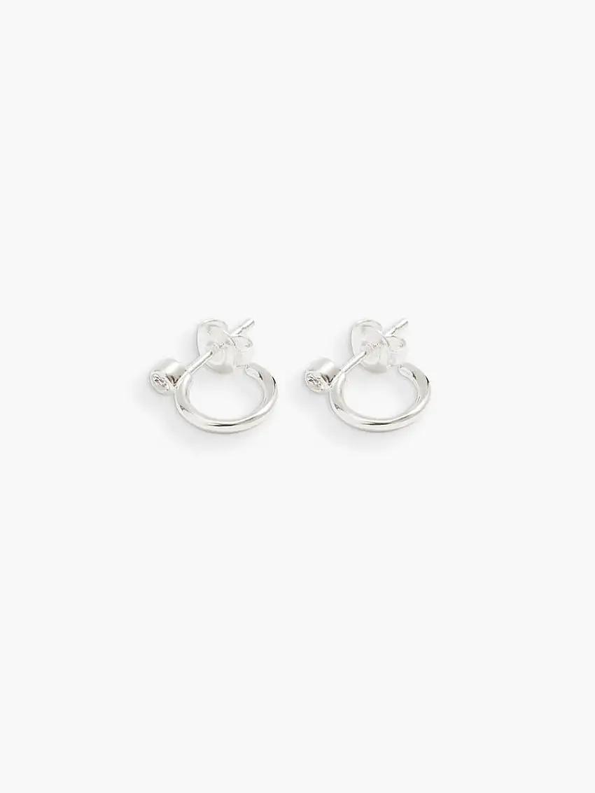 Odette Hoops - Silver